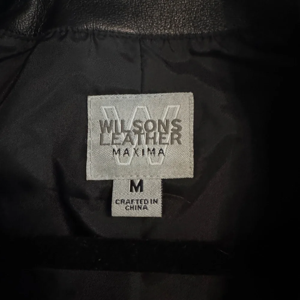 Vintage Wilson's Leather Moto Vest MAXIMA - Picture 4 of 4